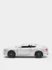 Серебряный металлическая машинка 1:38 Bentley Continental GT Speed 2012 KT5369D