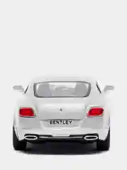 Серебряный металлическая машинка 1:38 Bentley Continental GT Speed 2012 KT5369D