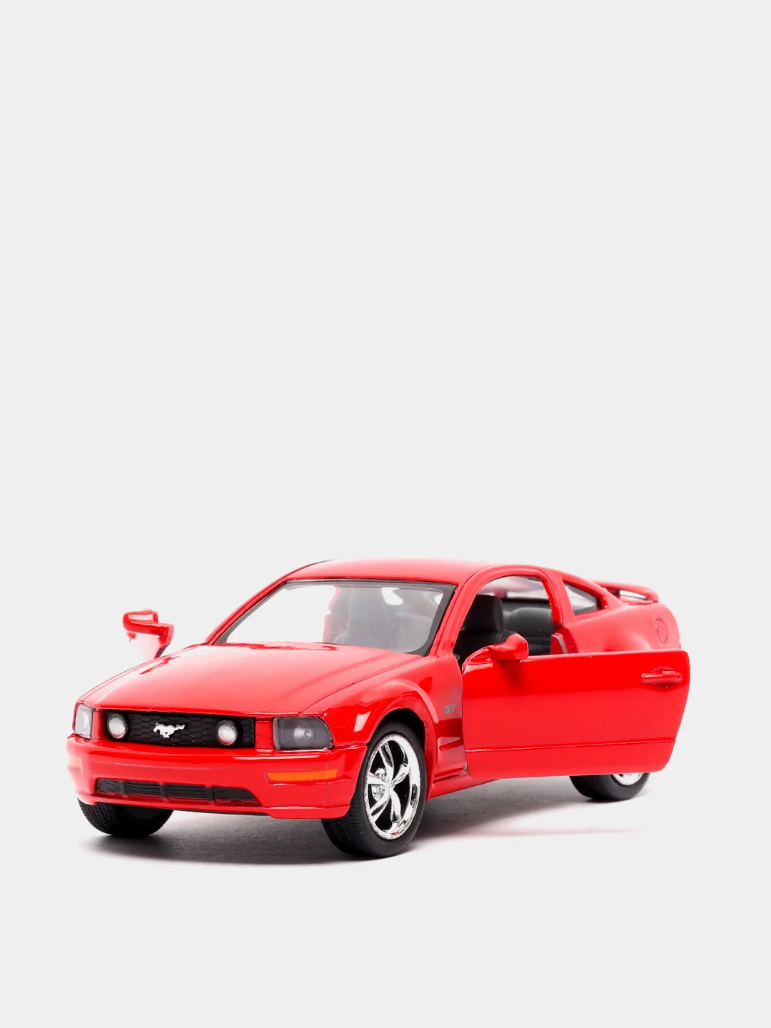 Красный металлическая машинка 1:38 Ford Mustang GT 2006 KT5091D