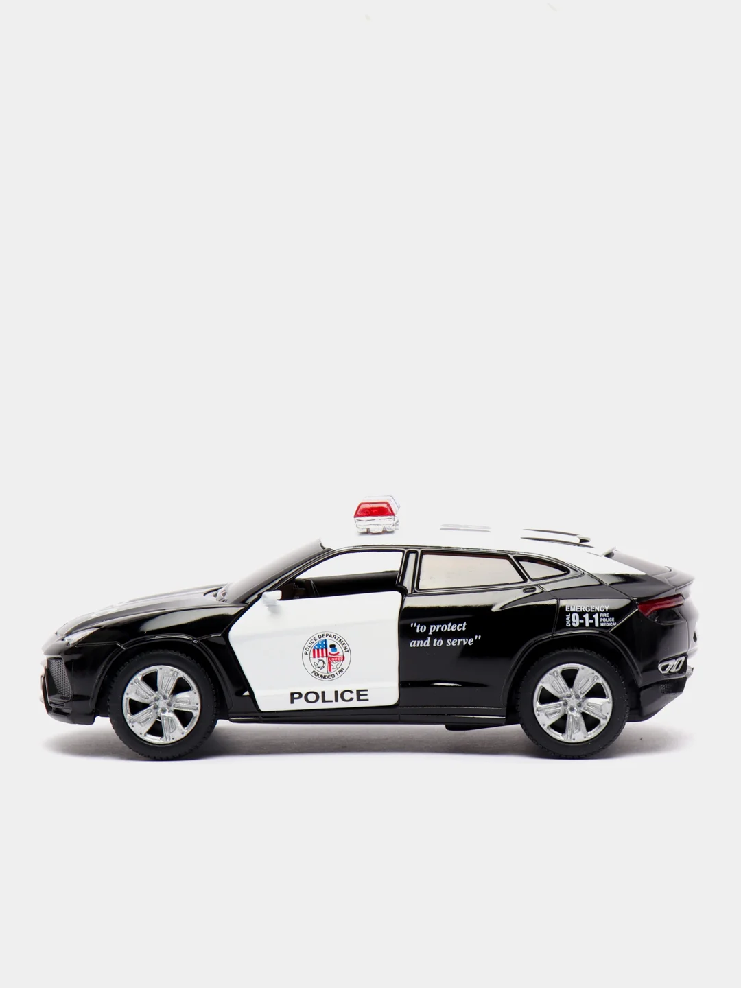 Металлическая машинка Lamborghini Urus (Police) KT5368DP