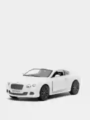 Белый металлическая машинка 1:38 Bentley Continental GT Speed 2012 KT5369D