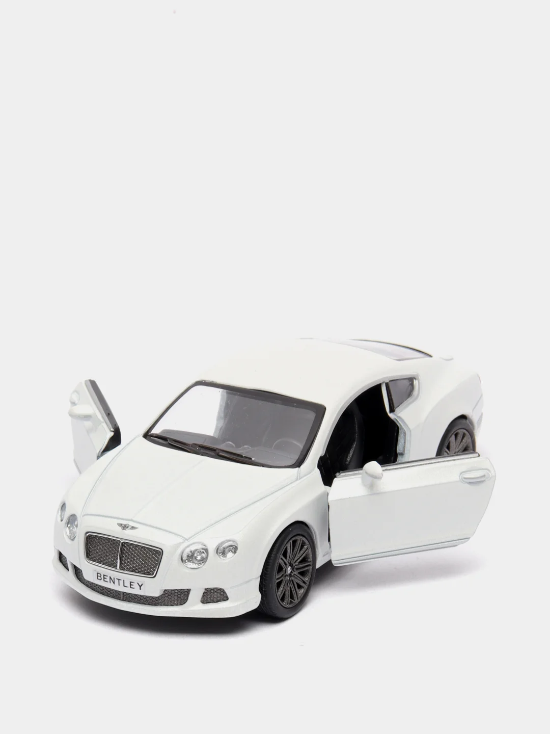 Белый металлическая машинка 1:38 Bentley Continental GT Speed 2012 KT5369D