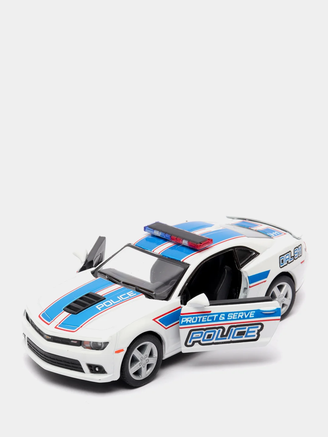 Металлическая машинка 1:38 Chevrolet Camaro 2014 (Полицейский/Пожарный) KT5383DPR