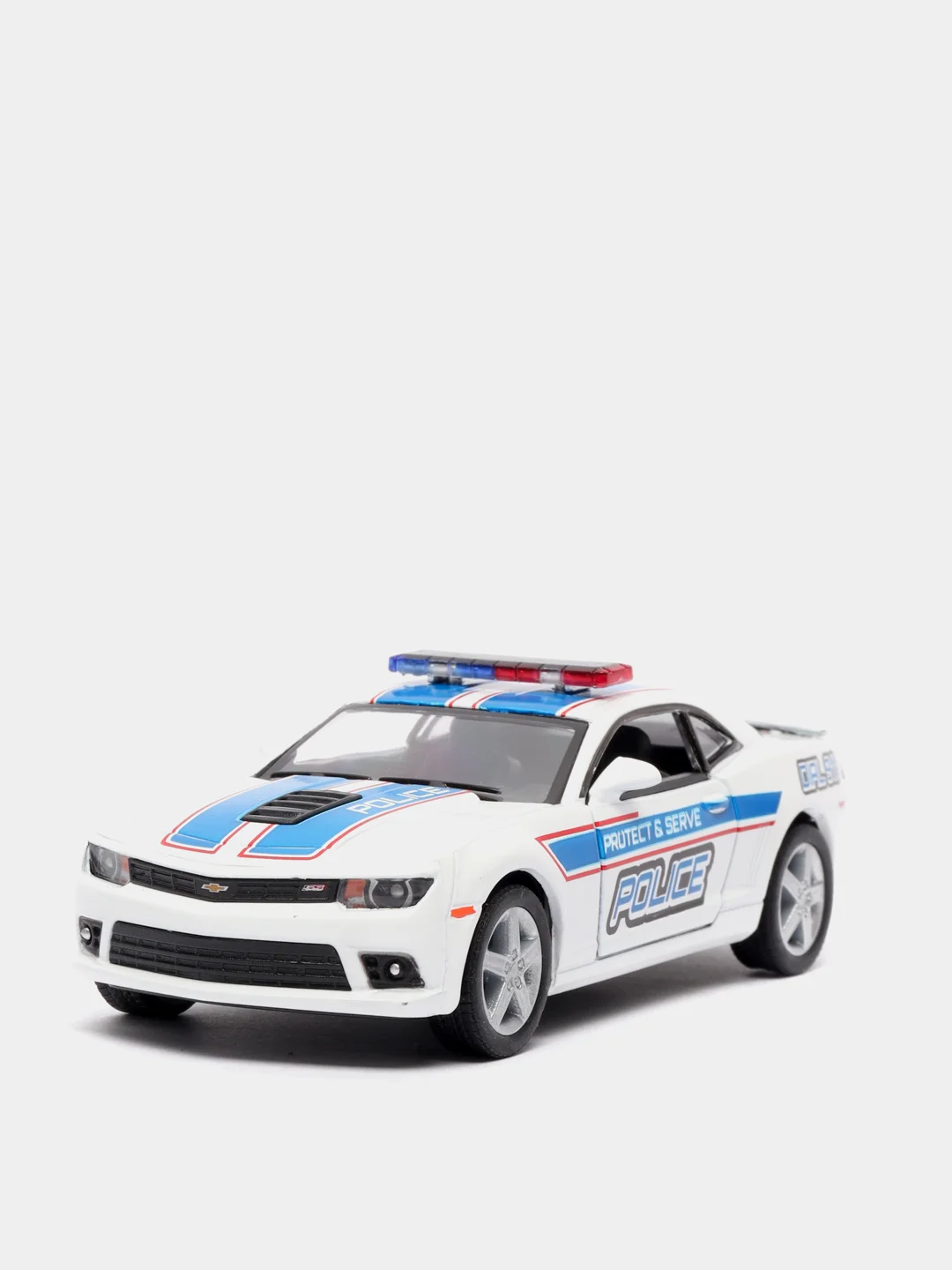 Металлическая машинка 1:38 Chevrolet Camaro 2014 (Полицейский/Пожарный) KT5383DPR