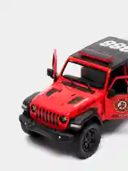 Красный металлическая машина Jeep Wrangler 2018 "Police", "Firefighter" KT5412DPR