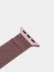 Розовый ремешок для Apple Watch "Миланская петля", металлический