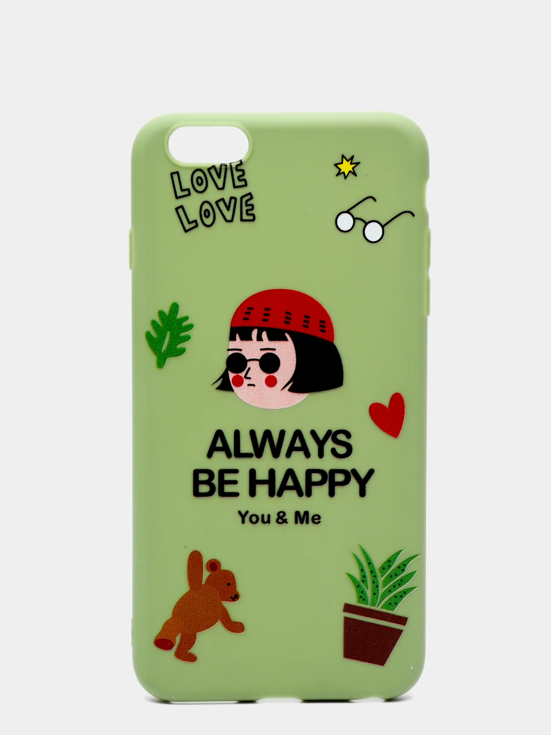 Оливковый чехол на iphone "Леон"