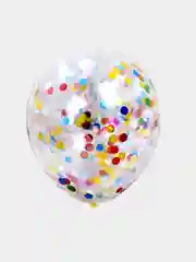 Кремовый шары воздушный / Воздушный шар с конфетти / Прозрачный воздушный шар