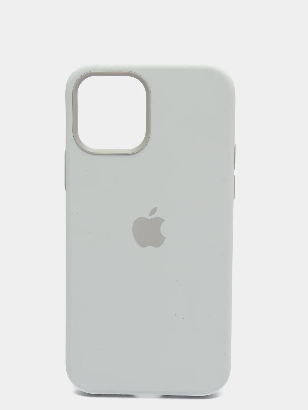 Бежевый чехол Silicone Case Premium для Apple iPhone 12 / 12 Pro