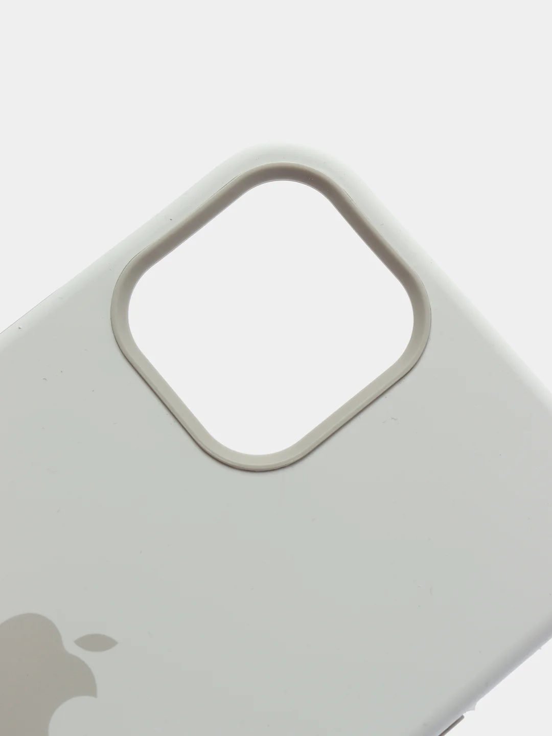 Бежевый чехол Silicone Case Premium для Apple iPhone 12 / 12 Pro