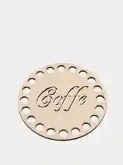 Бежевый донышко для вязания coffe, 10 см, 3 шт