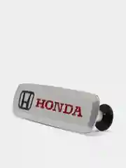 Комплект шильдиков металлических с эмблемой авто "HONDA" и  4 винтовыми креплениями (Пара)