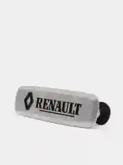 Комплект шильдиков металлических с эмблемой "RENAULT" и 4 винтовыми креплениями (Пара)