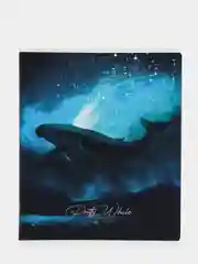 Голубой тетрадь 48 листов в клетку "Pretty whale"