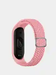 Розовый ремешок монобраслет для Xiaomi Mi Band 3 4 5 6