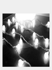 Гирлянда "Матовые шарики", 10 м, 100 ламп, LED, 220В