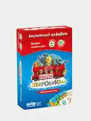 Развивающая настольная игра "Зверобуквы English"