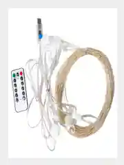 Гирлянда светодиодная штора 3*2 метра с пультом, питание USB