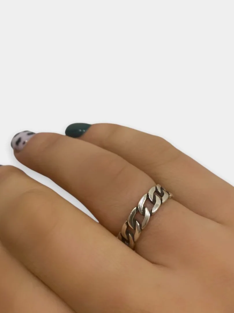 Серебряный кольцо, серебрянное, кольцо формы сердца