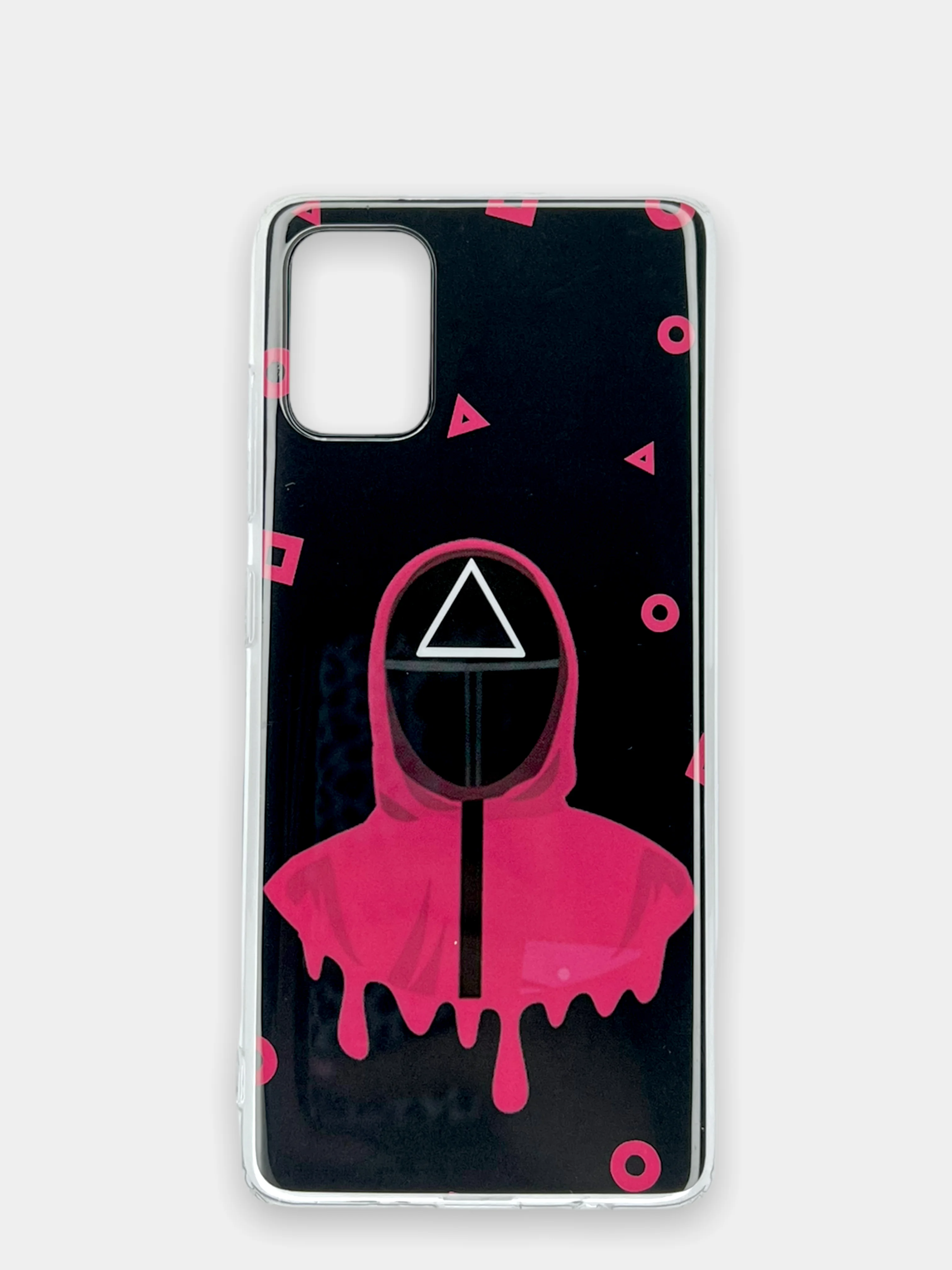 Фуксия чехол Samsung Galaxy A51, Самсунг Галакси А51 с рисунком Игра в кальмара