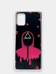 Фуксия чехол Samsung Galaxy A51, Самсунг Галакси А51 с рисунком Игра в кальмара