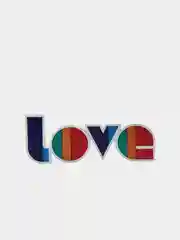 Тёмно-бирюзовый светодиодный ночник LOVE