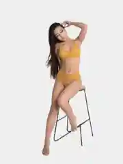 Кружевной комплект нижнего белья: топ и трусы