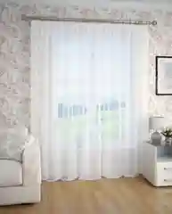 Тюль белый на окна 3м, 4м, 5м, 6м, занавеска, прозрачная, на кухню, зал, спальню, тканевая