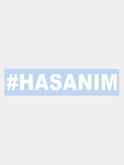 Наклейка на авто "HASANIM", 20 х 3 см