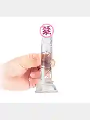 Прозрачный фаллоимитатор, 14 см