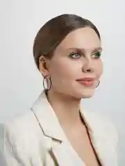 Черный серьги кольца Конго