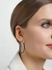 Черный серьги кольца Конго