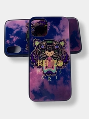 Чехол с рисунком iPhone X, XS, 11 Pro, стеклянная поверхность