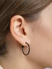 Черный серьги кольца Конго