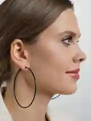 Черный серьги кольца Конго