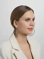 Черный серьги кольца Конго