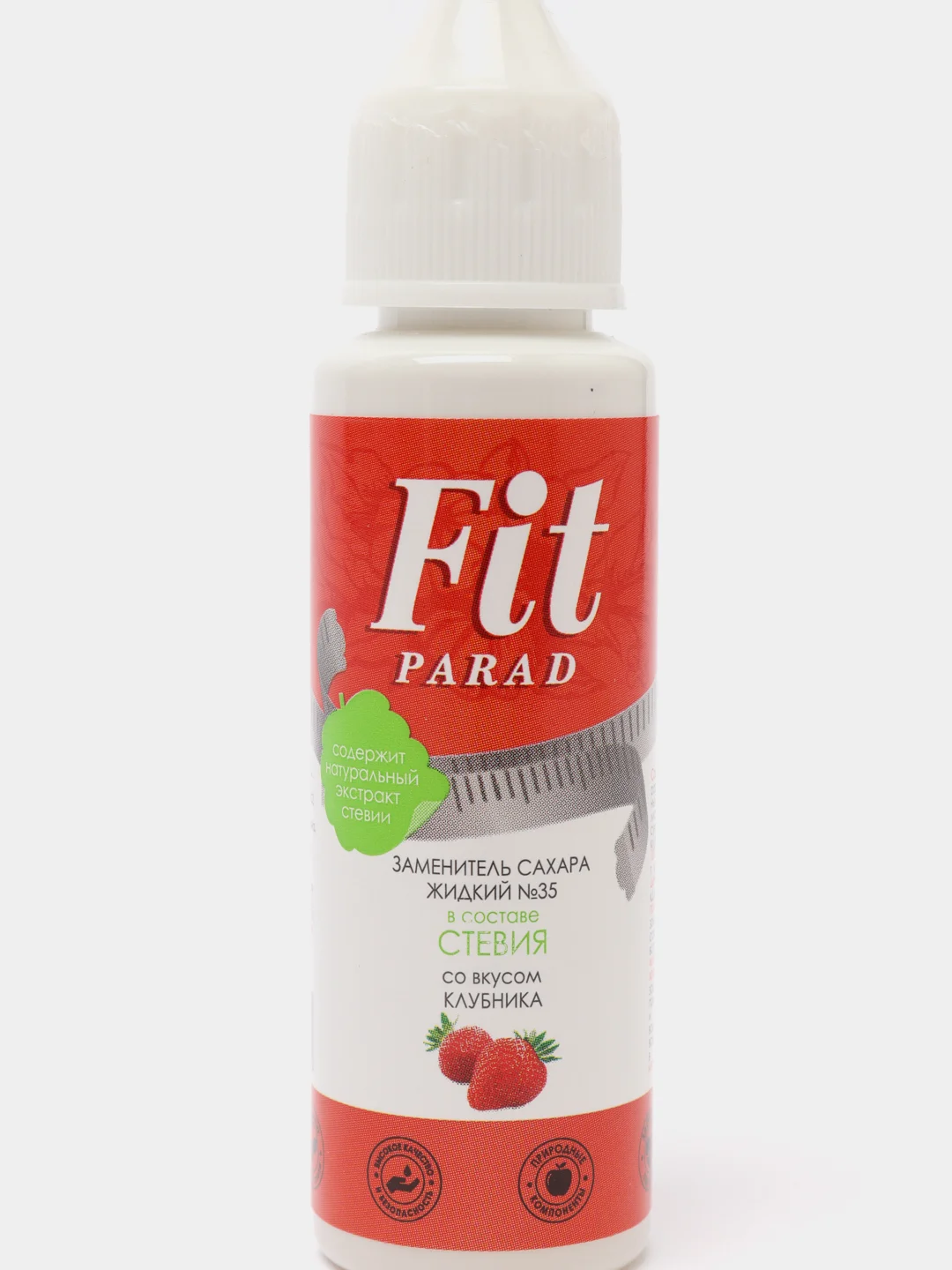 Заменитель сахара FitPARAD, жидкий №35, вкус клубники, 30 мл