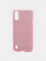 Розовый чехол "Блёстки" для Samsung Galaxy A01, SC097