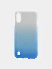 Голубой чехол "Блёстки" для Samsung Galaxy A01, SC097