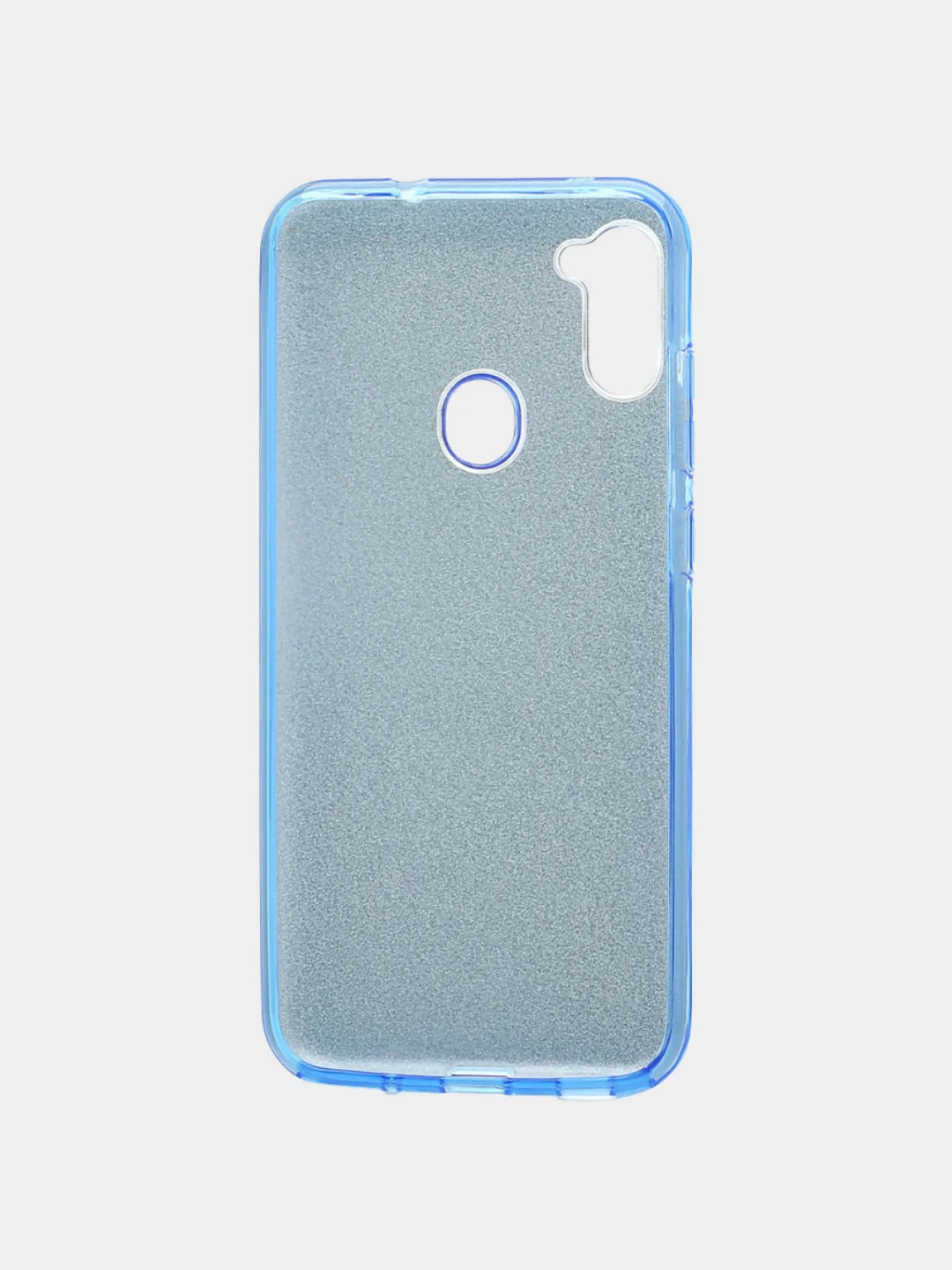 Голубой чехол SC097 "Блестки" для Samsung Galaxy A11 / M11