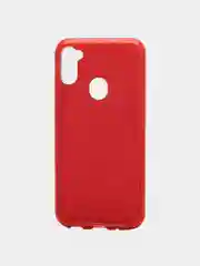 Красный чехол SC097 "Блестки" для Samsung Galaxy A11 / M11