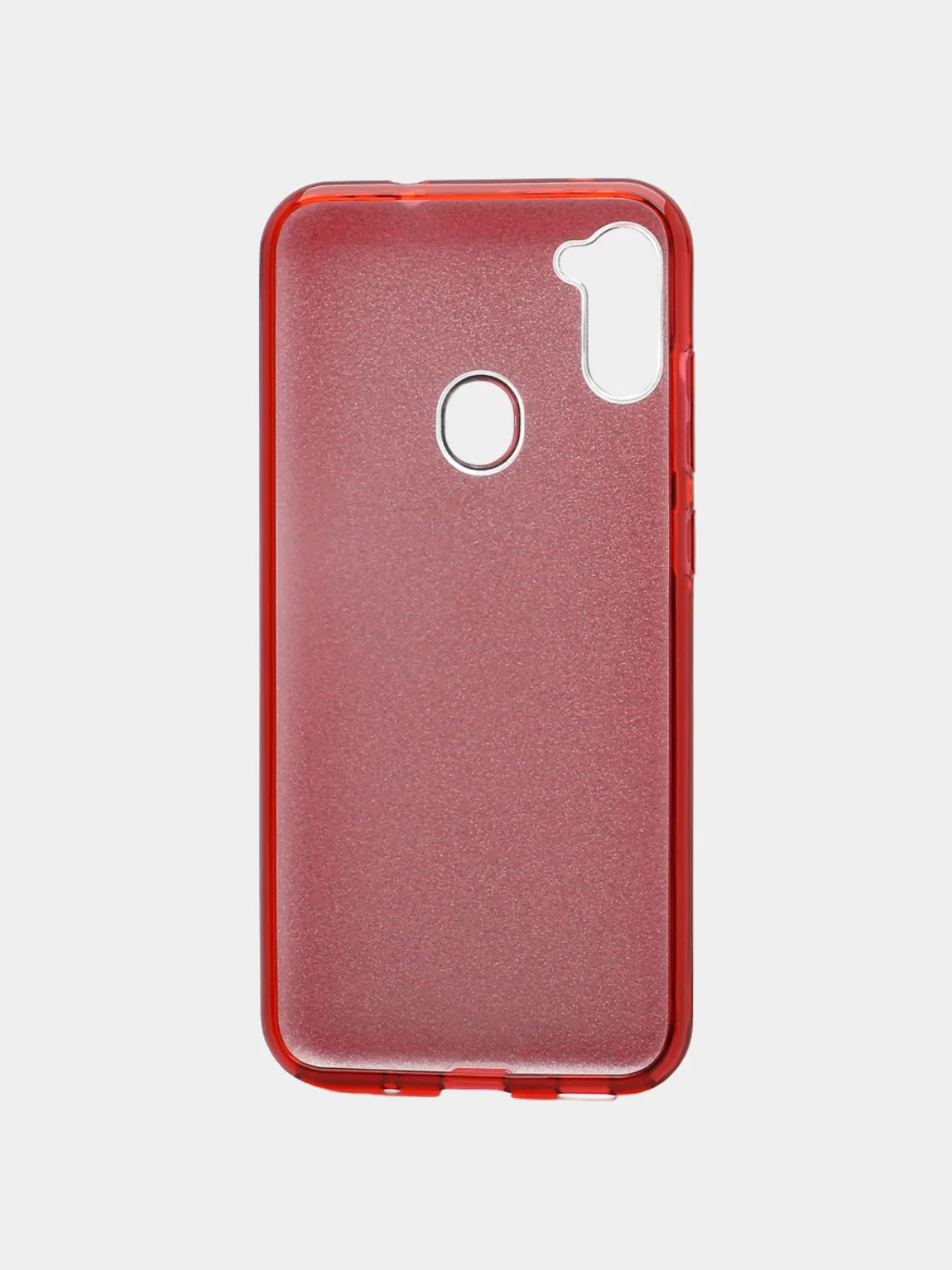Красный чехол SC097 "Блестки" для Samsung Galaxy A11 / M11