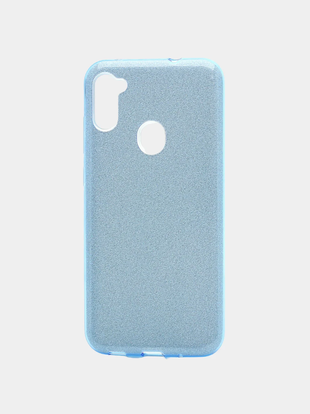 Голубой чехол SC097 "Блестки" для Samsung Galaxy A11 / M11