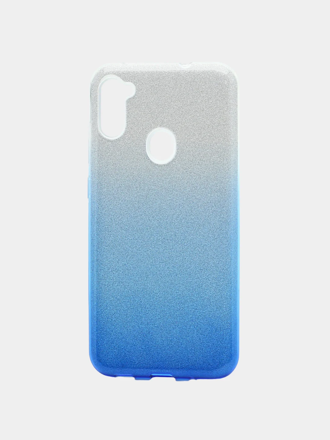 Синий чехол SC097 "Блестки" для Samsung Galaxy A11 / M11