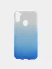 Синий чехол SC097 "Блестки" для Samsung Galaxy A11 / M11