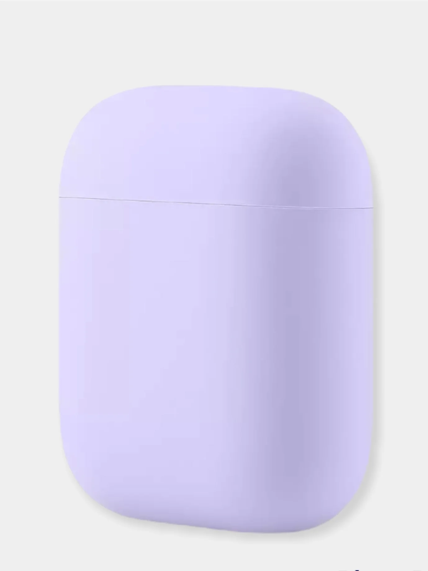 Лавандовый чехол на Apple Airpods 1,2 Silicon Case для надежной защиты,яркий аксессуар