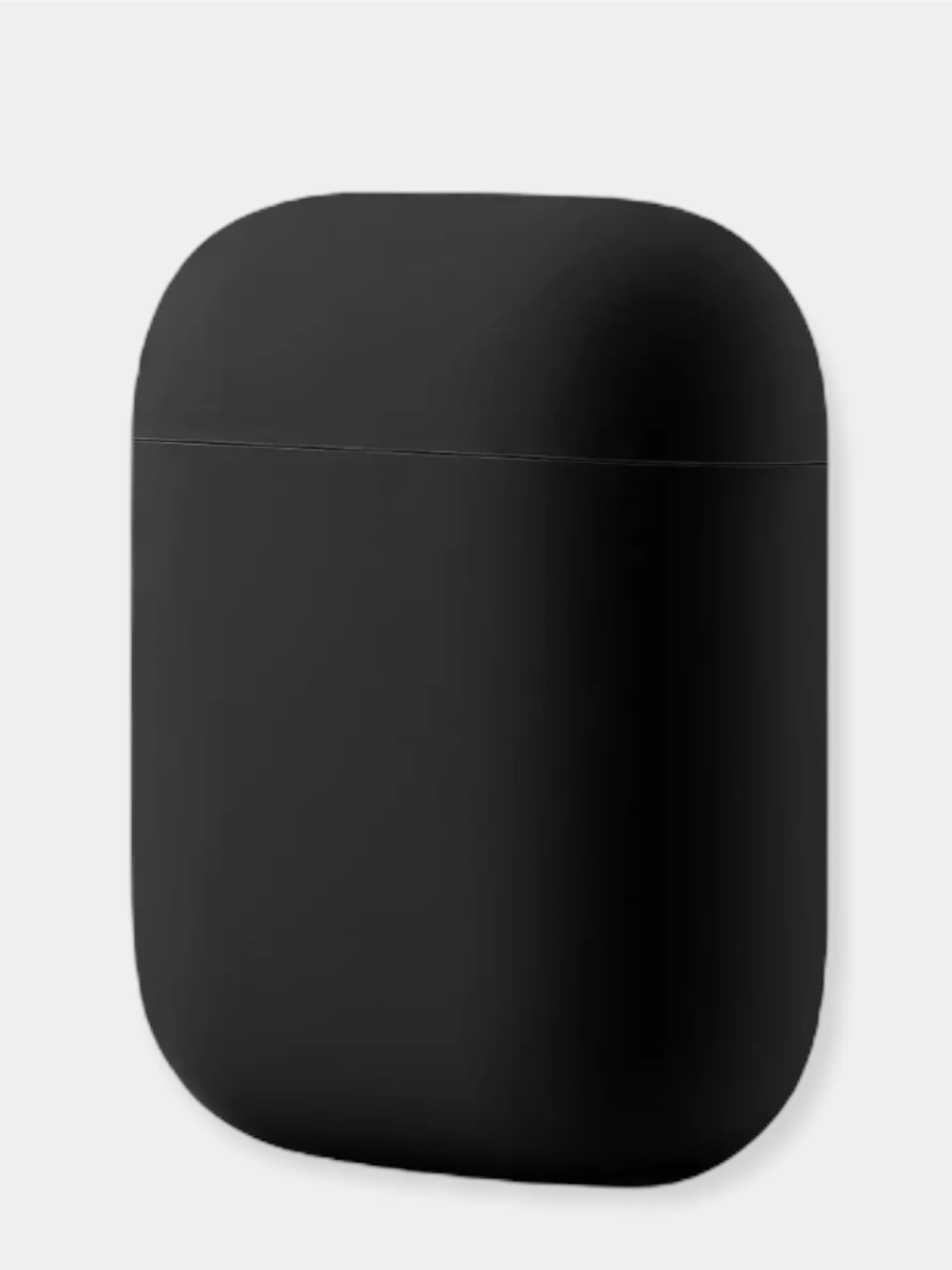 Черный чехол на Apple Airpods 1,2 Silicon Case для надежной защиты,яркий аксессуар
