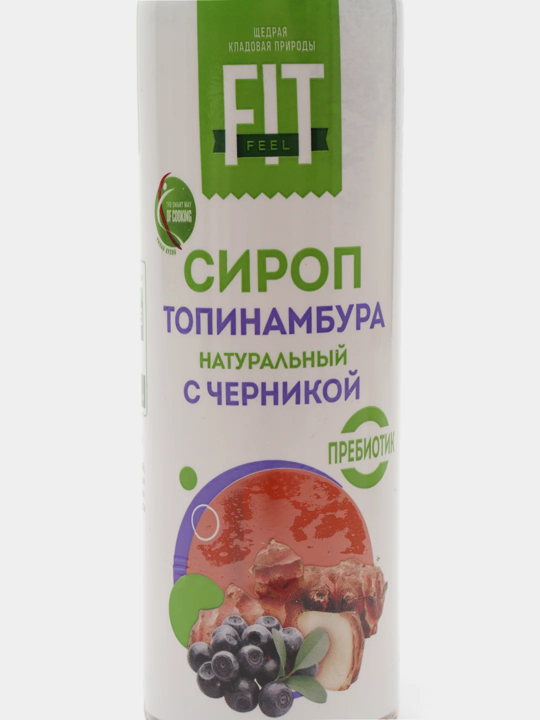 Сироп топинамбура FitFeel, натуральный, с черникой, 300 г