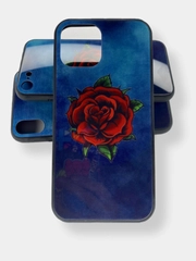 Чехол с рисунком стеклянный iPhone X, XS, 11 Pro, 11 Pro Max, 12 Mini, 7, 8, 12 Pro Max