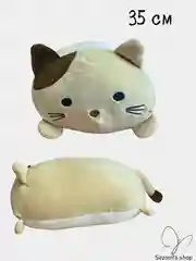 Карамельный мягкая игрушка "Кот-подушка"